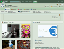 Tablet Screenshot of jbrowneuk.deviantart.com