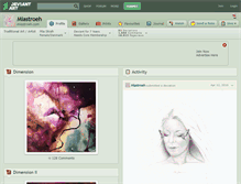 Tablet Screenshot of miastroeh.deviantart.com