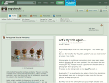 Tablet Screenshot of angrytanuki.deviantart.com