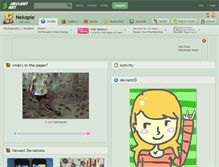 Tablet Screenshot of nekopie.deviantart.com