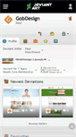Mobile Screenshot of gobdesign.deviantart.com