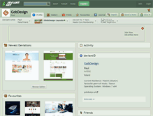 Tablet Screenshot of gobdesign.deviantart.com