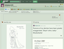 Tablet Screenshot of hollyberry52.deviantart.com