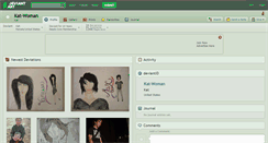 Desktop Screenshot of kat-woman.deviantart.com