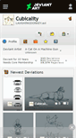 Mobile Screenshot of cubicality.deviantart.com