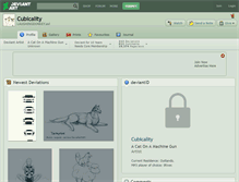 Tablet Screenshot of cubicality.deviantart.com