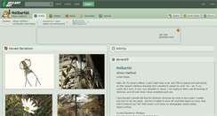 Desktop Screenshot of no0bartist.deviantart.com