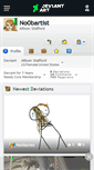 Mobile Screenshot of no0bartist.deviantart.com