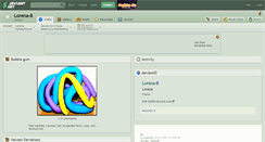 Desktop Screenshot of lorena-b.deviantart.com