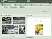 Tablet Screenshot of dbist.deviantart.com