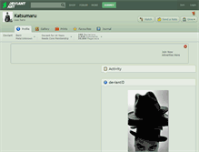 Tablet Screenshot of katsumaru.deviantart.com