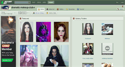 Desktop Screenshot of dramatic-makeup-club.deviantart.com