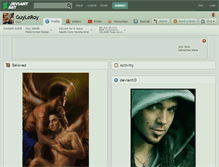 Tablet Screenshot of guyleroy.deviantart.com