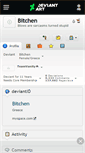 Mobile Screenshot of bitchen.deviantart.com