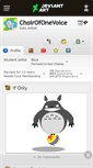 Mobile Screenshot of choirofonevoice.deviantart.com