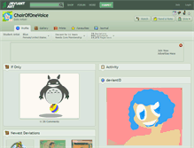 Tablet Screenshot of choirofonevoice.deviantart.com