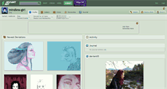 Desktop Screenshot of mindless-girl.deviantart.com