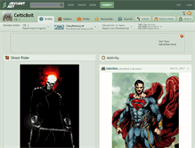 Tablet Screenshot of celticbolt.deviantart.com