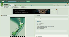 Desktop Screenshot of aotearoa.deviantart.com