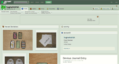 Desktop Screenshot of hugmeimirish.deviantart.com