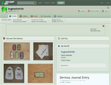 Tablet Screenshot of hugmeimirish.deviantart.com