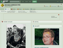 Tablet Screenshot of michaelharrison1990.deviantart.com