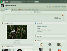 Tablet Screenshot of malikat-zamany.deviantart.com