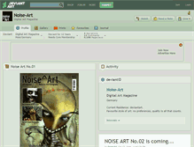 Tablet Screenshot of noise-art.deviantart.com