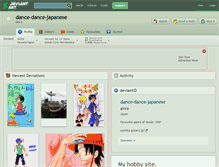 Tablet Screenshot of dance-dance-japanese.deviantart.com