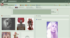 Desktop Screenshot of korone.deviantart.com