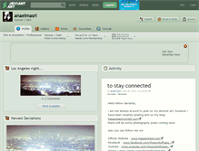 Tablet Screenshot of anaelmasri.deviantart.com