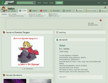 Tablet Screenshot of matyo.deviantart.com