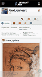 Mobile Screenshot of alexlionheart.deviantart.com