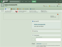 Tablet Screenshot of hollowninetales696.deviantart.com