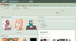 Desktop Screenshot of cute-pet.deviantart.com