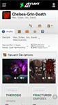 Mobile Screenshot of chelsea-grin-death.deviantart.com