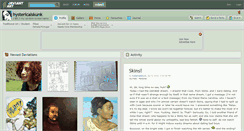 Desktop Screenshot of hystericalskunk.deviantart.com