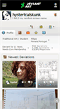 Mobile Screenshot of hystericalskunk.deviantart.com