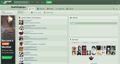 Desktop Screenshot of deathshipping.deviantart.com