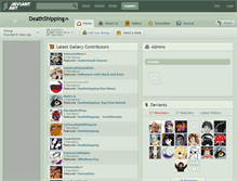 Tablet Screenshot of deathshipping.deviantart.com