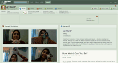 Desktop Screenshot of devillord7.deviantart.com