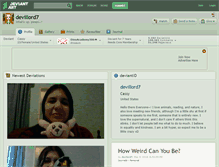 Tablet Screenshot of devillord7.deviantart.com