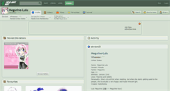 Desktop Screenshot of megurine-lulu.deviantart.com