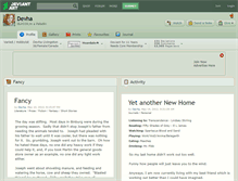 Tablet Screenshot of devha.deviantart.com