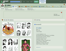 Tablet Screenshot of dr-robot.deviantart.com