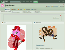 Tablet Screenshot of kuyangkuyang.deviantart.com