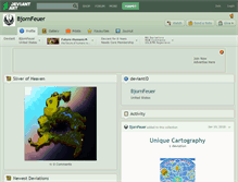 Tablet Screenshot of bjornfeuer.deviantart.com