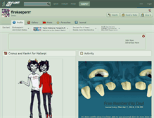 Tablet Screenshot of firekeeperrr.deviantart.com