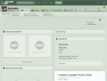 Tablet Screenshot of desnudos.deviantart.com