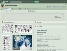 Tablet Screenshot of jomei-hoshikawa.deviantart.com